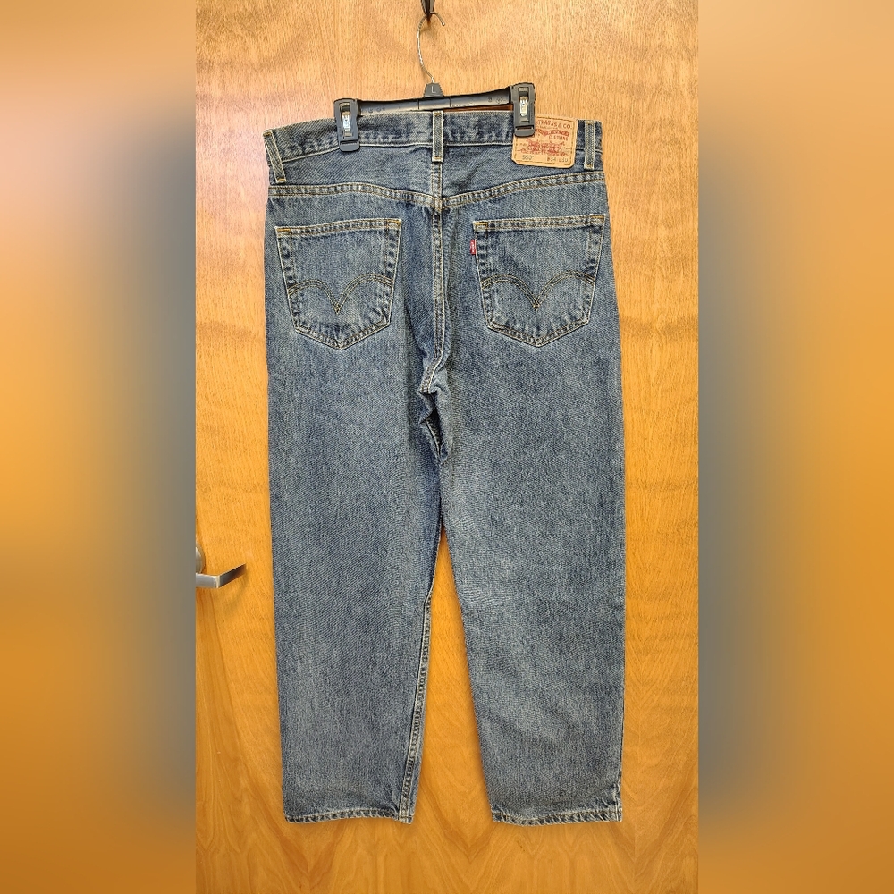 Levi's 550 Relaxed Fit Denim Jeans Classic Blue - Picture 4 of 12
